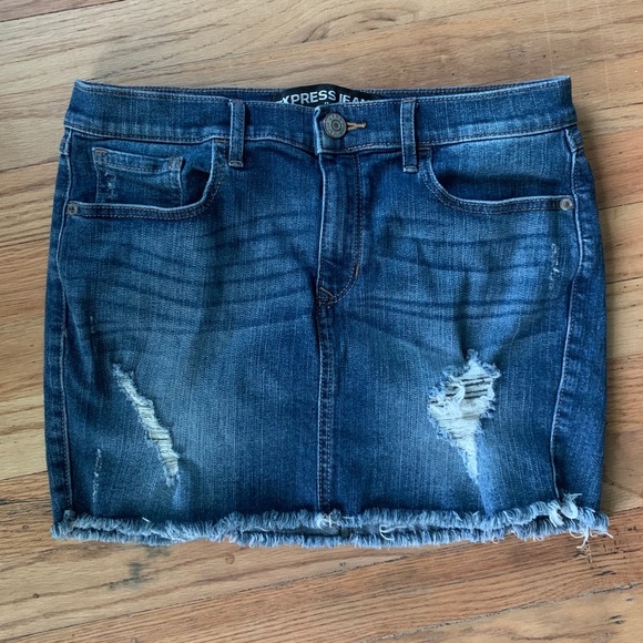 Express Dresses & Skirts - Express jean skirt